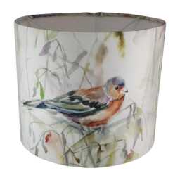 Voyage Maison Fabric Chaffinch, Handmade Lampshade, Table Ceiling Pendant, Bird Lamp Shade, Lampshades - thumbnail 1