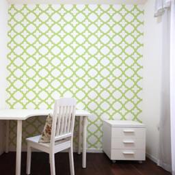 Moroccan Tiles Wall Pattern Stencil - Reusable Stencil Patterns For Walls Just Like Wallpaper Diy Decor - thumbnail 3