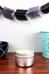 Black Raspberry Vanilla Soy Candle in 4Oz Tin - Sweet Fruity Food Scented For Kitchen Bathroom Or Gifting, Wood Cotton Wick - thumbnail 1