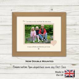 Auntie & Uncle Photo Frame I Thank The Stars Gift For Mother's Day Landscape 749F Or Portrait 1052F - thumbnail 1