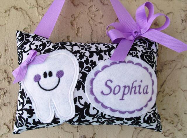 Personalized Tooth Fairy Pillow, Children's Keepsake, Custom Holder, Kids Gift, Gift