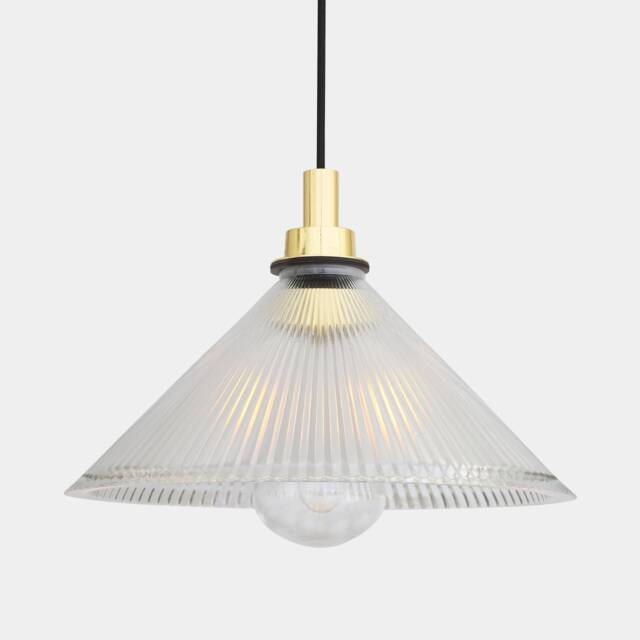 Beck Prismatic Bathroom Pendant Light 30cm Ip65 - image 1