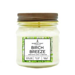 Birch Breeze Soy Candle Woodsy Pine Scent, 8 Oz - thumbnail 2