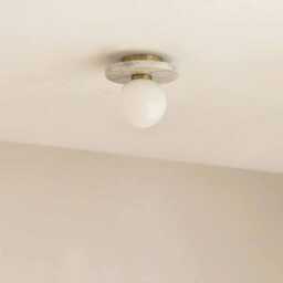 Marble Wall Light Sconce Mid Century Modern Gold Vanity Lighting - thumbnail 4