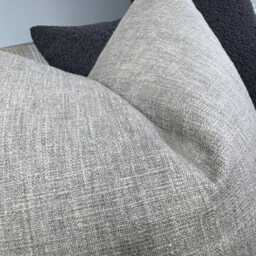 Handmade Taupe Pillow Cover - Double Sided Cushion Cotton Fabric By John Lewis & Partners - thumbnail 3
