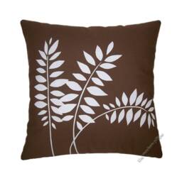 Chocolate Brown Wheat Stalk Decorative Throw Pillow Cover/Case Cushion 20x20 - thumbnail 1
