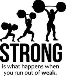 Strong Wall Quotes Vinyl Decal Sticker Murals Fitness Gym Room Interior Motivational Posters Home Art Decor - 40Nr - thumbnail 2