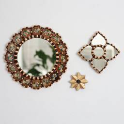 "Peruvian Mirrors ""Gloriosa Walnut"