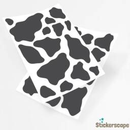 Cow Print Wall Stickers, Decal, Animal Sticker, Art, Decor, Decor - thumbnail 2