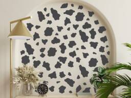 Cow Print Wall Stickers, Decal, Animal Sticker, Art, Decor, Decor - thumbnail 1