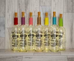 Friends Quote Wine Bottle Light Fairy Lights, Star Charm - thumbnail 1