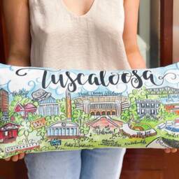 Tuscaloosa Scene Pillow -- Decor Alabama - 273 - thumbnail 2