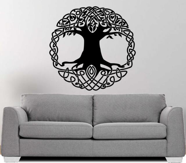 Celtic Knot Tree Of Life Vinyl Wall Decal - image 1