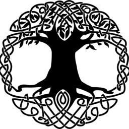 Celtic Knot Tree Of Life Vinyl Wall Decal - thumbnail 2