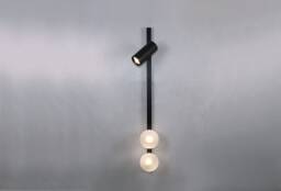 Cylinder Side Adjustable Spot Light & Double Glass - For Bedroom Bed Wall Sconce Mid Century Spotlight - thumbnail 1