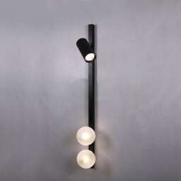 Cylinder Side Adjustable Spot Light & Double Glass - For Bedroom Bed Wall Sconce Mid Century Spotlight - thumbnail 3