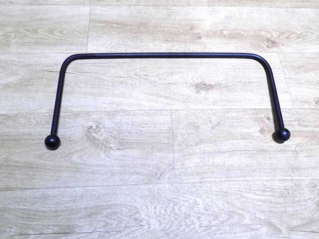 Bay Curtain Rail Set-Uphandcrafted in Uk..wrought Iron - Forged Steel+Free Fixing Kit - image 1