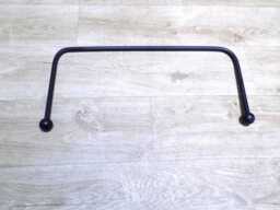 Bay Curtain Rail Set-Uphandcrafted in Uk..wrought Iron - Forged Steel+Free Fixing Kit