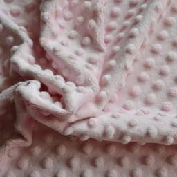 Moon Blanket, Pink Minky Baby Blanket, Newborn Shower Gift, Sleeping Moon Blanket - thumbnail 2
