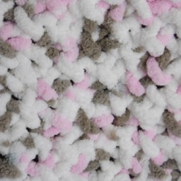 Baby Girl Soft Knitted Pink & Gray Blanket/Lap Robe/Wheelchair Blanket - thumbnail 4