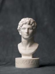 Marble Bust Of Alexander The Great Statue Carved Greek Marble Figurine - thumbnail 1
