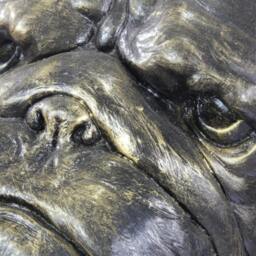 English Bulldog, Dog Big Head Statue, Limited Edition, Artdog - thumbnail 4
