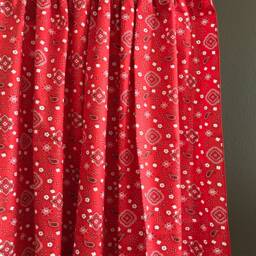 Floral Bandanna Paisley Cotton Curtain Panel 58 Inch Wide/Window D??cor Classroom Bedroom Cabin Hotel Guest Room Curtains - thumbnail 2