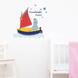 Personalised Goodnight Igglepiggle in The Night Garden Wall Sticker - thumbnail 2