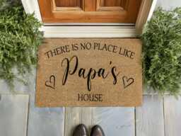 Father's Day Grandparent Gift - Heart Design Mat Entryway Accent - thumbnail 1