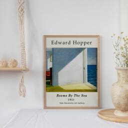 Edward Hopper Exhibition Poster, Rooms By The Sea, Gallery Quality Print, Scenery Wall Art, Art Decor, Gift, A1/A2/A3/A4 - thumbnail 3