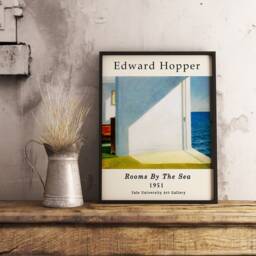 Edward Hopper Exhibition Poster, Rooms By The Sea, Gallery Quality Print, Scenery Wall Art, Art Decor, Gift, A1/A2/A3/A4 - thumbnail 2