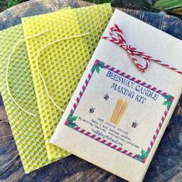 Beeswax Roll A Candle Making Kit in 2 Sizes - Christmas Xmas Stocking Filler Eco Friendly Gift/Party Bag Secret Santa - thumbnail 2
