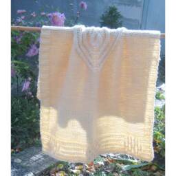 Chunky Wool Cable Blanket, Celtic Heart Knit Tree Of Life Custom Boho Heart Afghan, Personalized Warm Chair Wrap - thumbnail 3