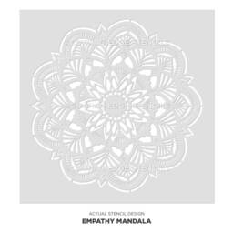 Empathy Mandala Wall Stencil - Mandala Wall Stencil Large For Painting On Wood Better Than Decals - thumbnail 4