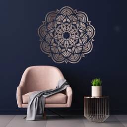 Empathy Mandala Wall Stencil - Mandala Wall Stencil Large For Painting On Wood Better Than Decals - thumbnail 1