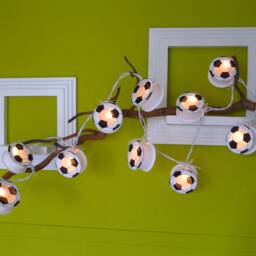 Football-Themed String Lights For Children's Rooms - Individual Color Selection Various Designs - thumbnail 2
