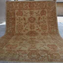 4x6 Ft Natural Colour Chubi Rug, Afghan Small Area Brand New Luxury Rug, Medallion Geometric Super Living Room Carpet - thumbnail 4