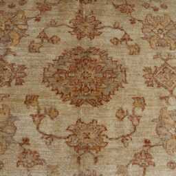 4x6 Ft Natural Colour Chubi Rug, Afghan Small Area Brand New Luxury Rug, Medallion Geometric Super Living Room Carpet - thumbnail 3