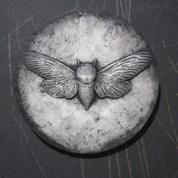 Cicada Concrete Icon Insect Art Wall Sculpture - thumbnail 2