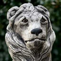 Gothic Lion Statue Concrete Guardian Sculpture Cement Animal Figurine Outdoor Decoration Lion Lover Gift Front Door Ornament - thumbnail 2