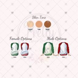 First Family Christmas Bauble, Personalised Couple & Dog Ceramic Gift - thumbnail 3