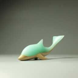 Duo Dolphin Sculpture - 5 - thumbnail 2