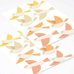 Forest Birds Wall Decals Eco-Friendly Nursery Decor - thumbnail 1