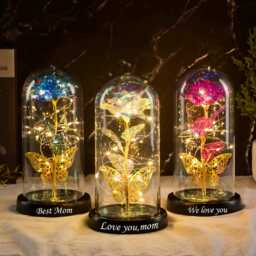 Personalized Rose Led Light For Her/Mom, Mother's Day Gift, Eternal Rose, Gift For Her/Mom - thumbnail 2
