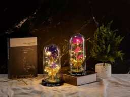 Personalized Rose Led Light For Her/Mom, Mother's Day Gift, Eternal Rose, Gift For Her/Mom - thumbnail 1