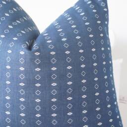 Indigo Striped Pillow Cover - thumbnail 2