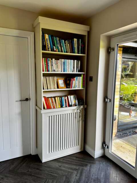 The Wyedale Handcrafted Radiator Bookcase Storage Cabinet - image 1