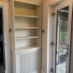 The Wyedale Handcrafted Radiator Bookcase Storage Cabinet - thumbnail 2