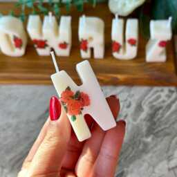 Nowruz Candle, Haft Sin Candle, Nowruz Letters Persian New Year, Happy Nowruz, Seen Candle, Sofreh Haftseen, Persian Handmade, Hafez - thumbnail 3