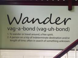 Vagabond Decor Wall Decal, Travel Vacation Accessory - thumbnail 1